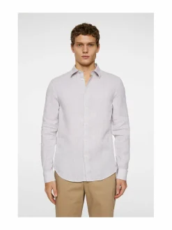 J.Lindeberg Slim Linen Melange -kauluspaita^ Paidat
