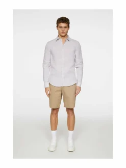 J.Lindeberg Slim Linen Melange -kauluspaita^ Paidat
