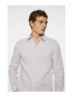 J.Lindeberg Slim Linen Melange -kauluspaita^ Paidat