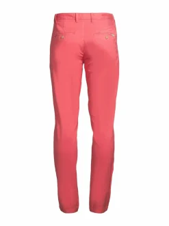 Housut<GANT Slim Sunfaded -chinot 648 WATERMELON RED