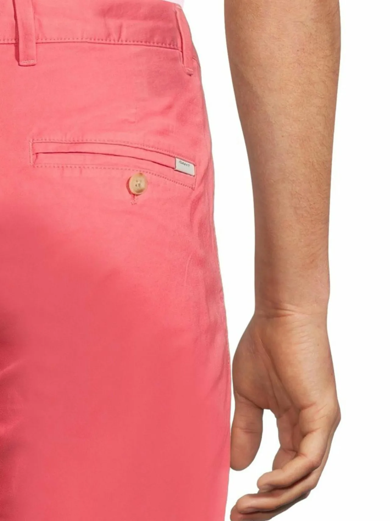 Housut<GANT Slim Sunfaded -chinot 648 WATERMELON RED
