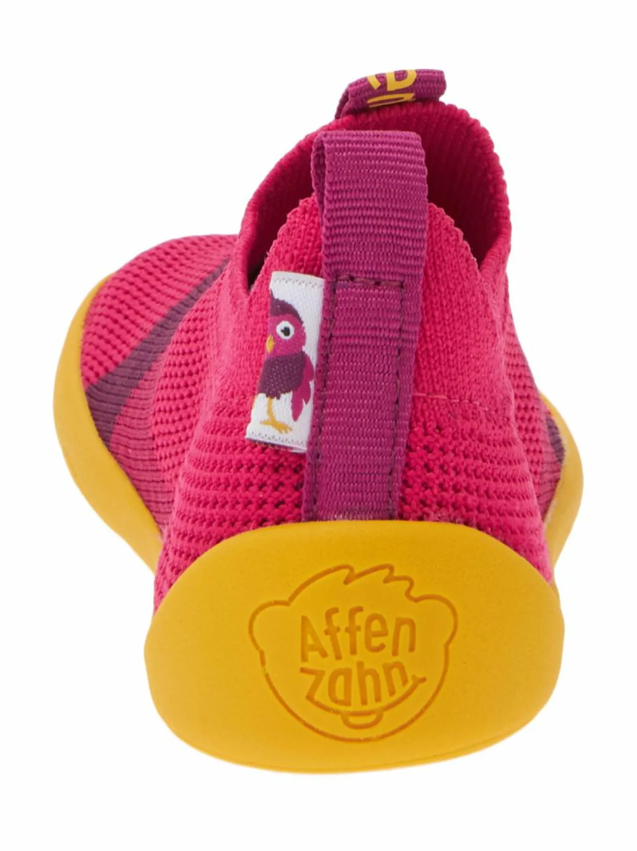 Sisäkengät<AFFENZAHN Slipper Knit Flinky Bird -sisäkengät, paljasjalkamalli 40007 PINK