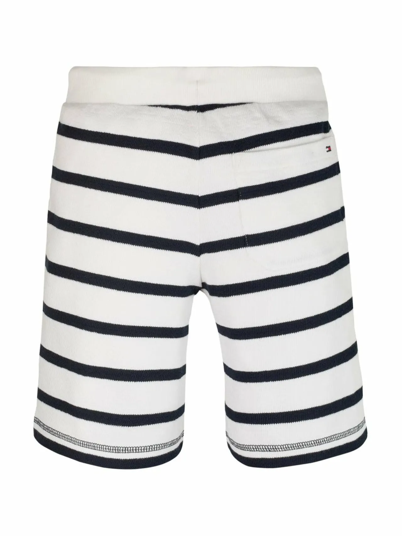 Shortsit<Tommy Hilfiger Slub Breton Stripe -shortsit 0FA WHITE NAVY BRETON STRIPE