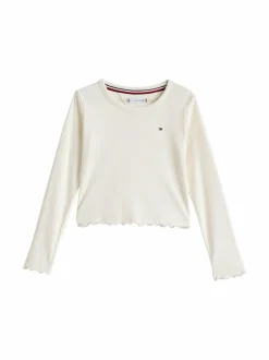Tommy Hilfiger Slub Knit -paita^ Pitkähihaiset Trikoopaidat|Pitkähihaiset Trikoopaidat