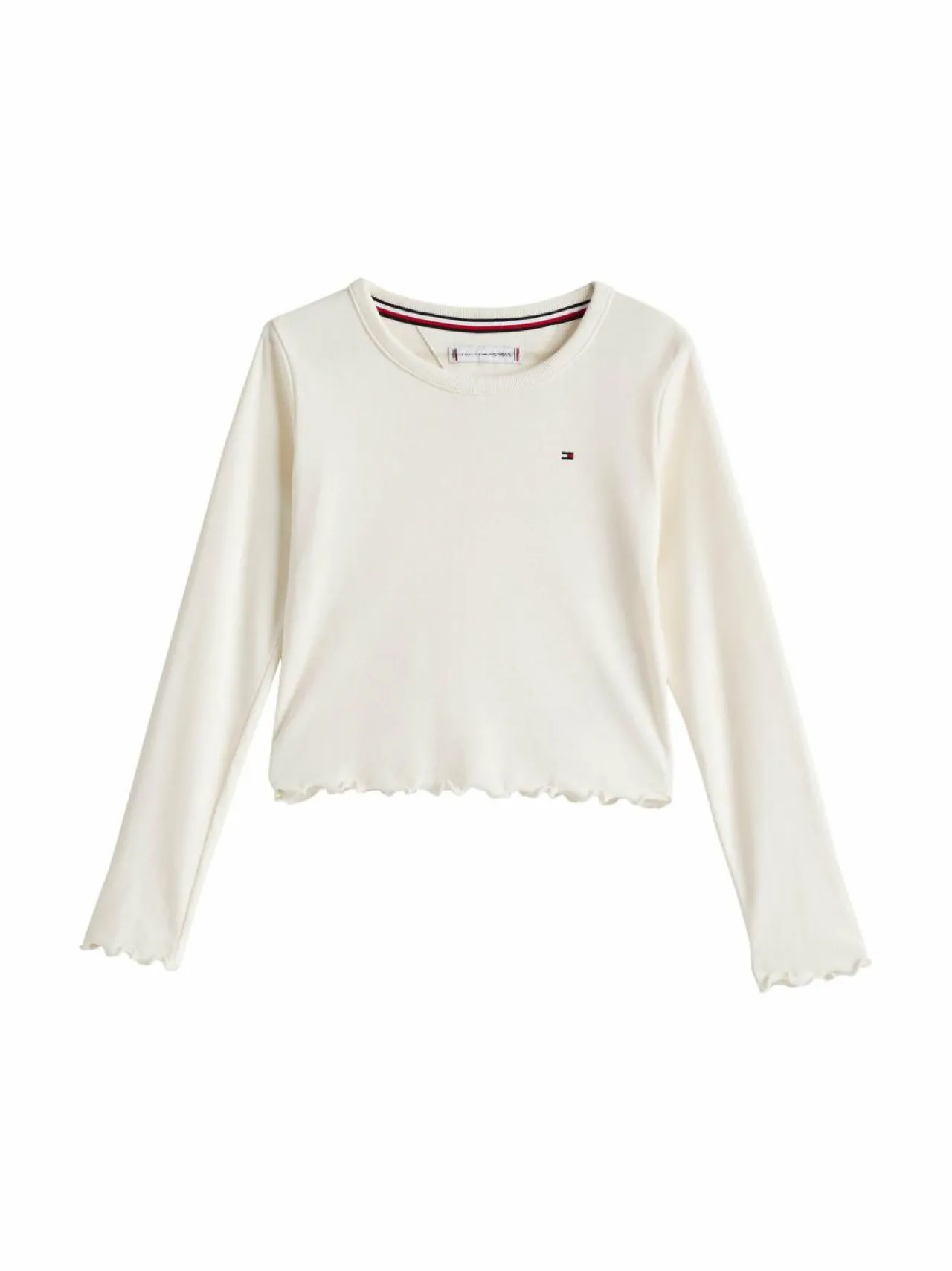 Tommy Hilfiger Slub Knit -paita^ Pitkähihaiset Trikoopaidat|Pitkähihaiset Trikoopaidat