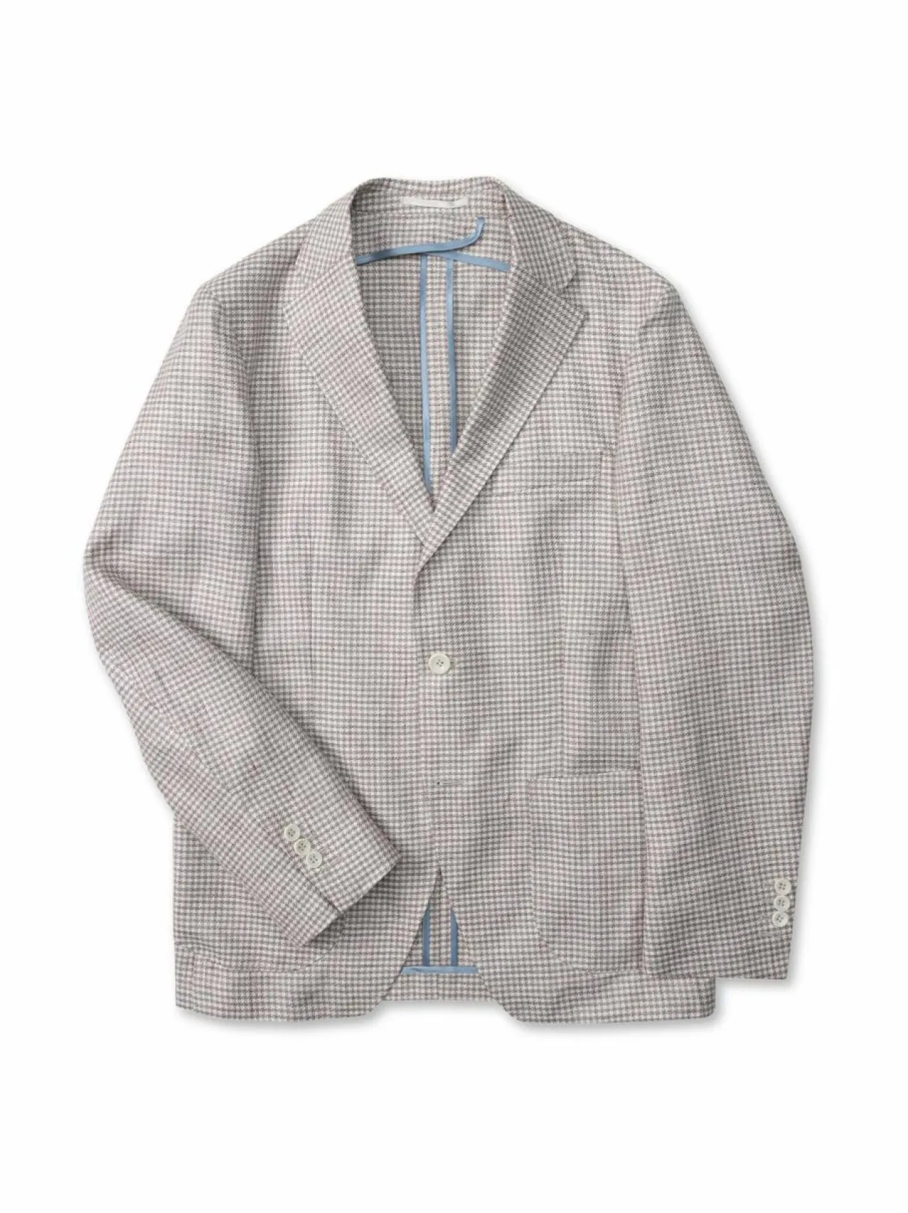 Bleiserit<Turo Small Check Savino Casual Fit -bleiseri 42 BEIGE