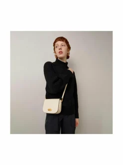 Käsilaukut<Mulberry Small Darley Satchel -nahkalaukku H687 EGGSHELL