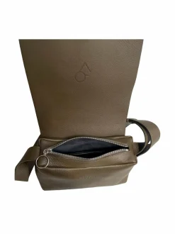 Olkalaukut<NO/AN Small Fold -nahkalaukku OLIVE