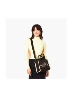 Shopperit<Marc Jacobs Small Tote -kangaslaukku 001 BLACK