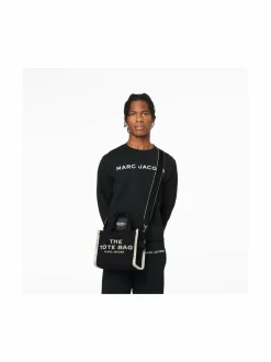 Shopperit<Marc Jacobs Small Tote -kangaslaukku 001 BLACK