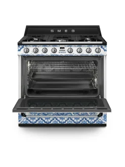 Smeg Dolce & Gabbana Blu Mediterraneo TR90DGME9 kaasuliesi^ Liedet Ja Liesituulettimet