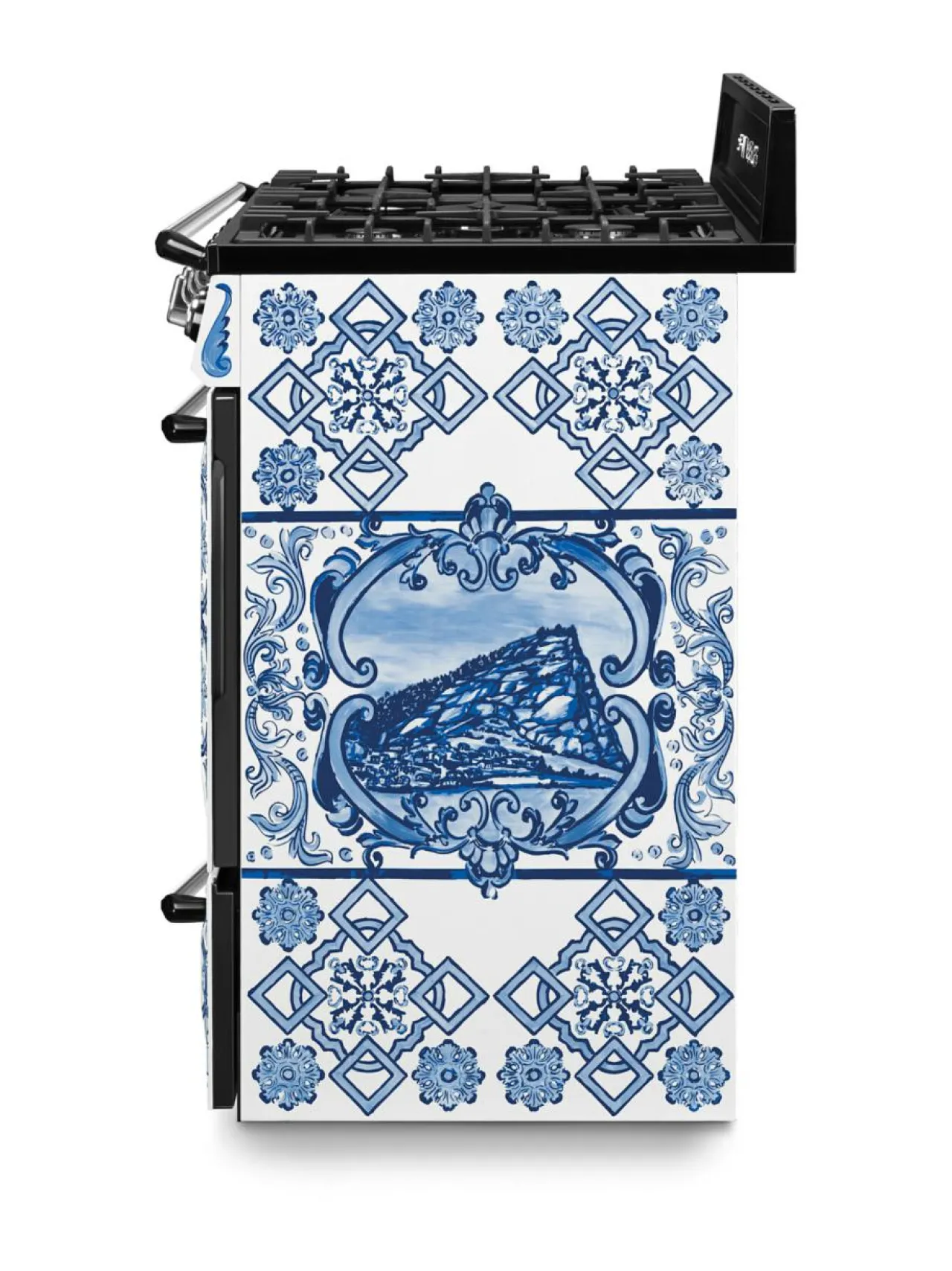 Smeg Dolce & Gabbana Blu Mediterraneo TR90DGME9 kaasuliesi^ Liedet Ja Liesituulettimet