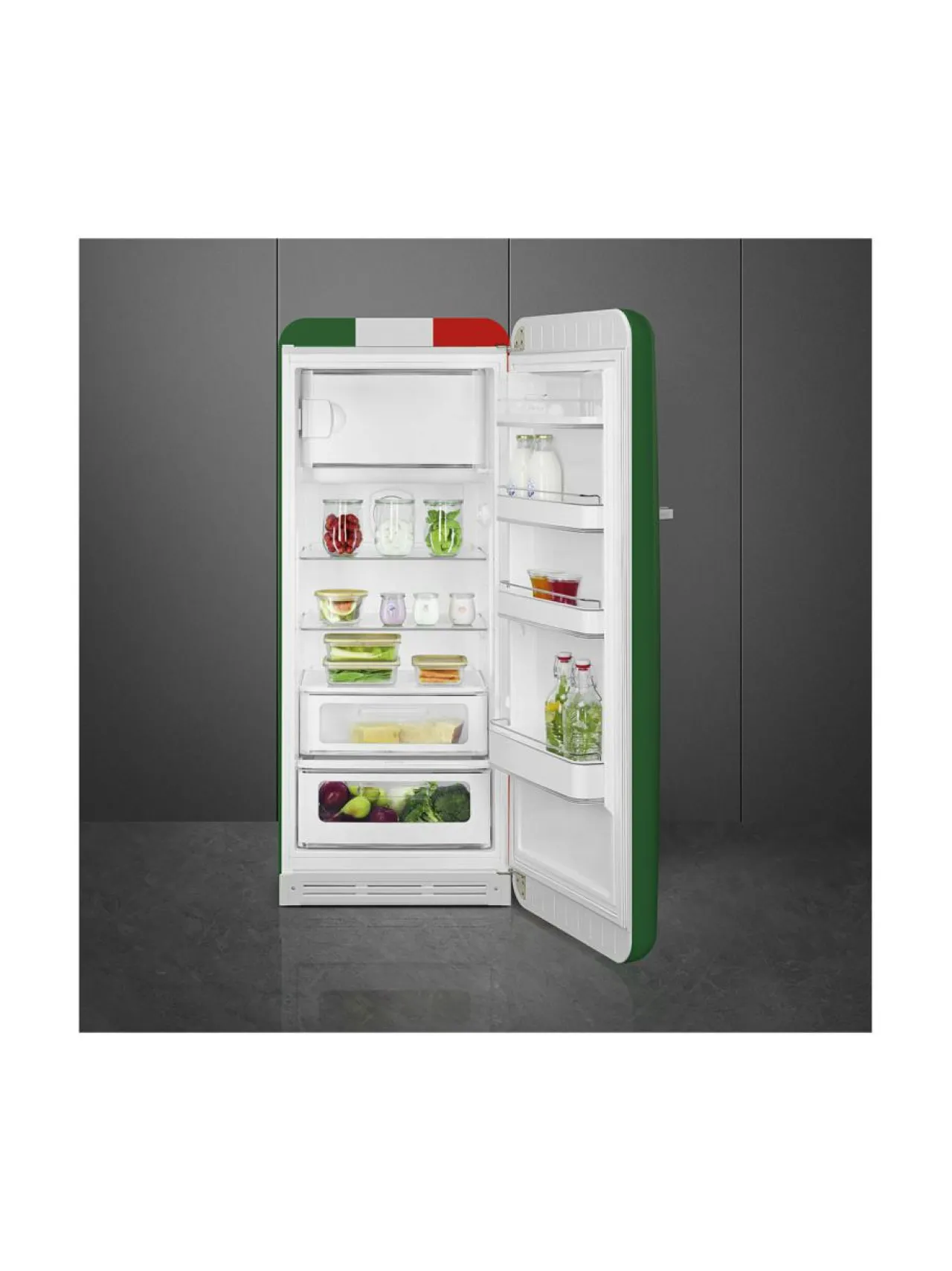 Jääkaapit Ja Pakastimet<Smeg FAB28RDIT5 Jääkaappi, 'Italian flag' oikeakätinen