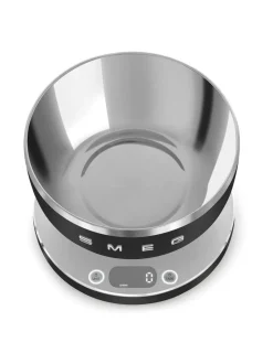 Keittiötarvikkeet<Smeg KSC01BLMWW ladattava keittiövaaka, musta