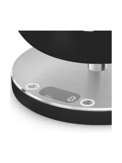 Keittiötarvikkeet<Smeg KSC01BLMWW ladattava keittiövaaka, musta
