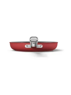 Smeg paistinpannu, punainen 28cm^ Keitto- & Paistoastiat
