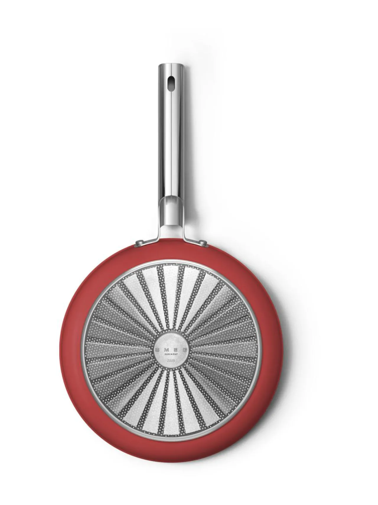 Smeg paistinpannu, punainen 28cm^ Keitto- & Paistoastiat