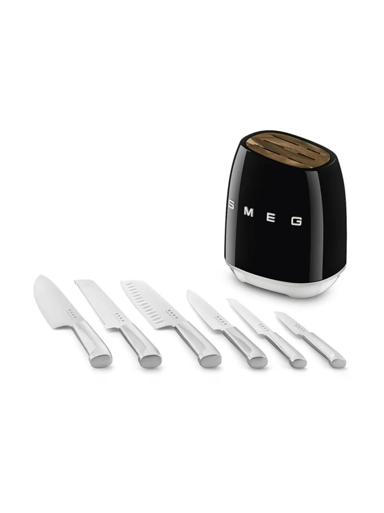 Keittiötarvikkeet<Smeg veitsisetti KBSF02BL musta