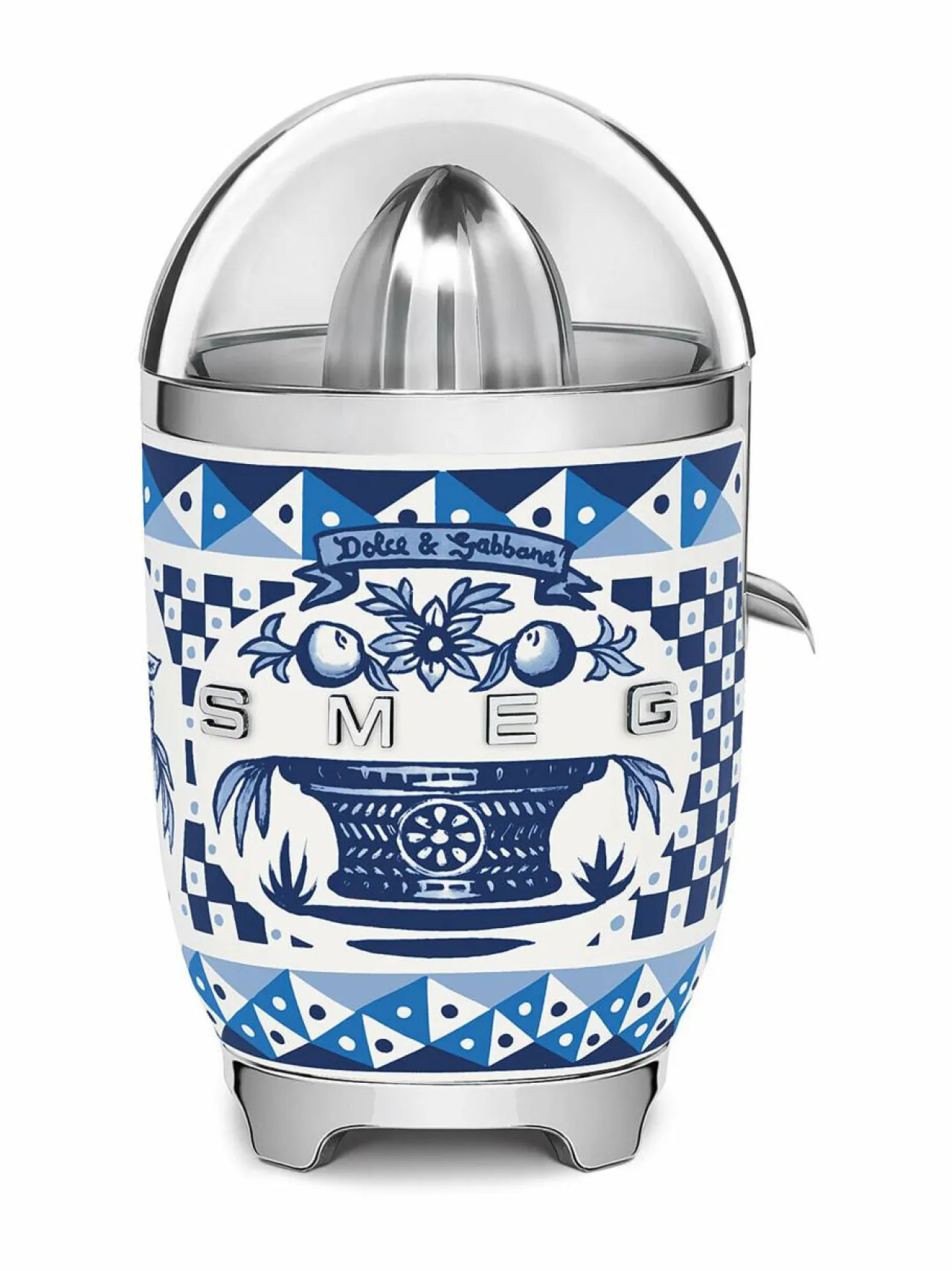 Mehulingot<Smeg x Dolce & Gabbana "Blu Mediterraneo" -sitruspuristin WHITE & BLUE