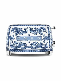 Leivänpaahtimet<Smeg x Dolce & Gabbana "Blu Mediterraneo" -leivänpaahdin, 2 viipaleelle WHITE &AMP; BLUE