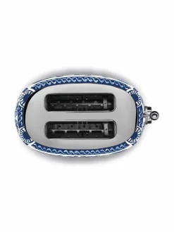 Leivänpaahtimet<Smeg x Dolce & Gabbana "Blu Mediterraneo" -leivänpaahdin, 2 viipaleelle WHITE &AMP; BLUE