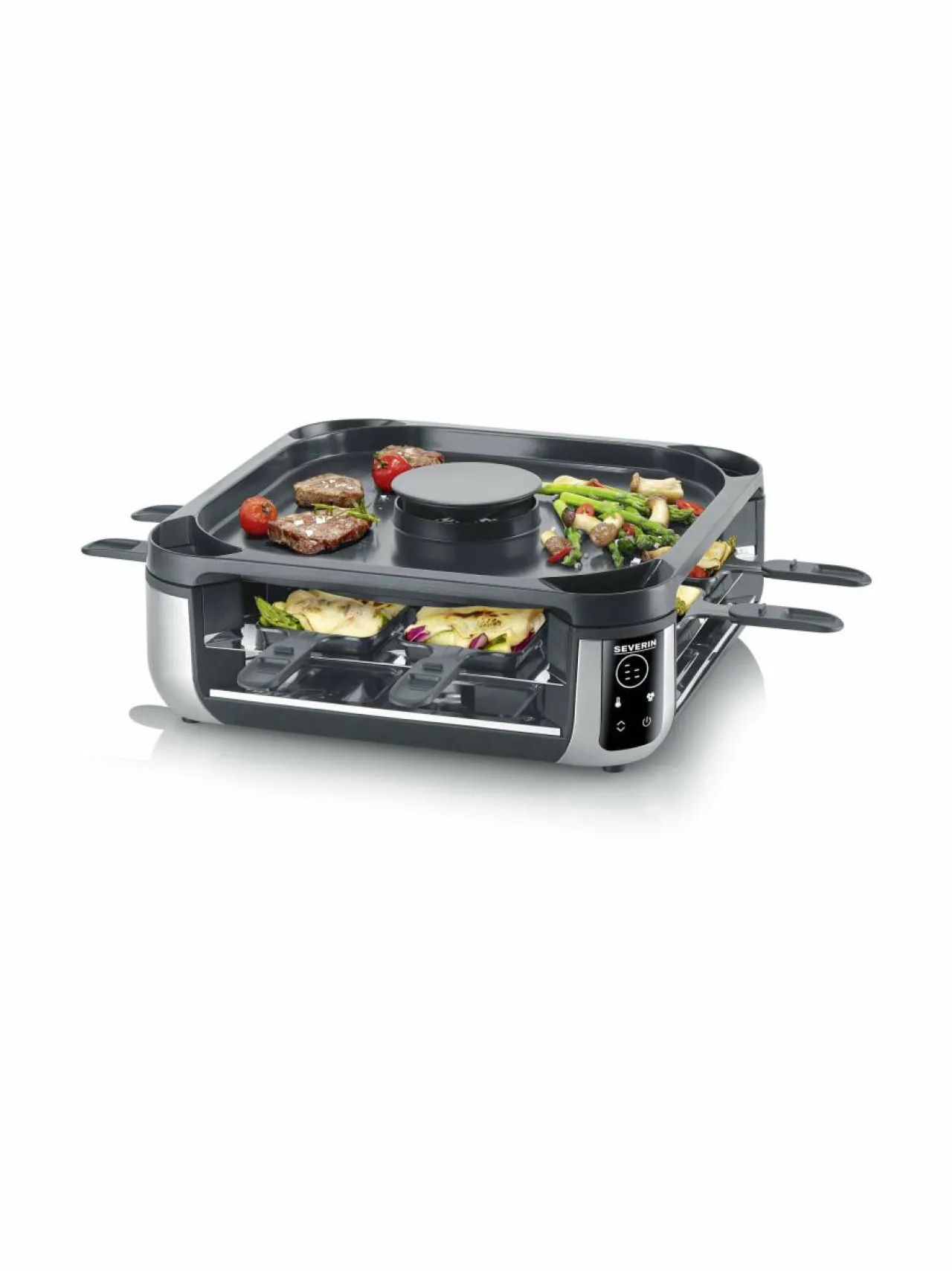 Grillit & Grillitarvikkeet<Severin Smokeless Raclette -grilli BLACK