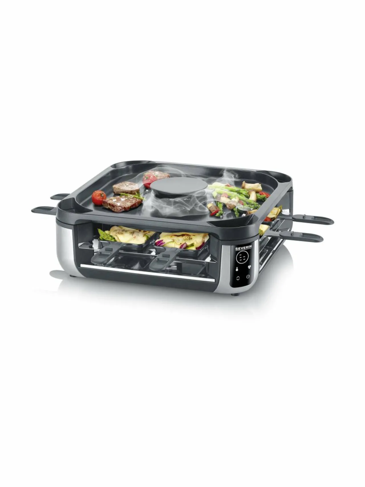 Grillit & Grillitarvikkeet<Severin Smokeless Raclette -grilli BLACK