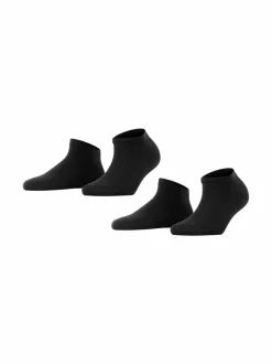 Sukat & Sukkahousut<Falke Sneaker Happy -puuvillasukat, 2 paria 3000 BLACK