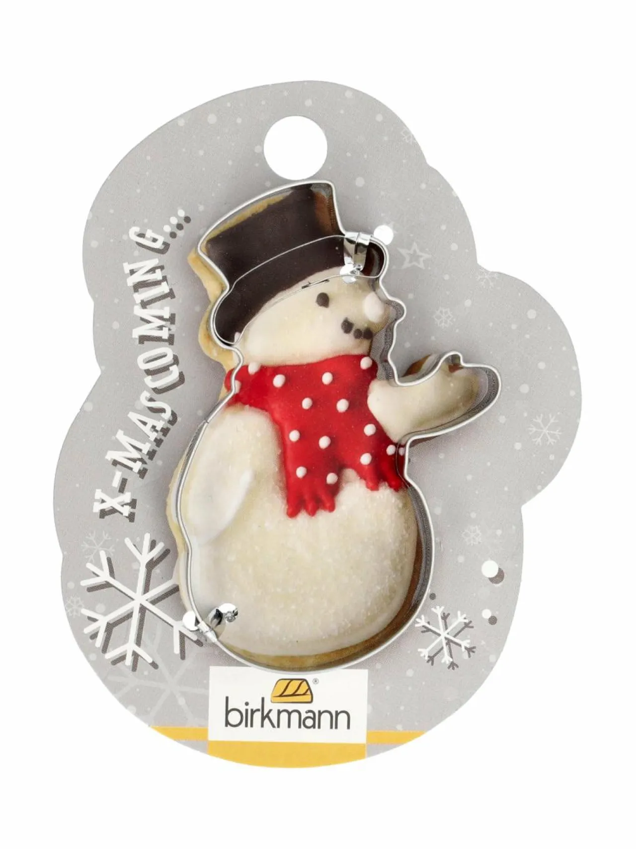 Leivonta<Birkmann Snowman-piparkakkumuotti STEEL