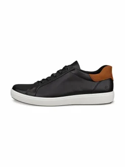 Urheilujalkineet|Tennarit & Sneakerit<ecco Soft 7 -nahkatennarit 51866 BLACK/COGNAC