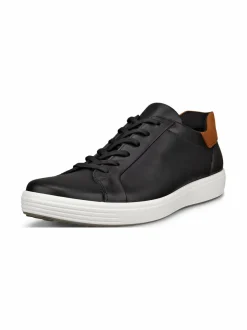 Urheilujalkineet|Tennarit & Sneakerit<ecco Soft 7 -nahkatennarit 51866 BLACK/COGNAC
