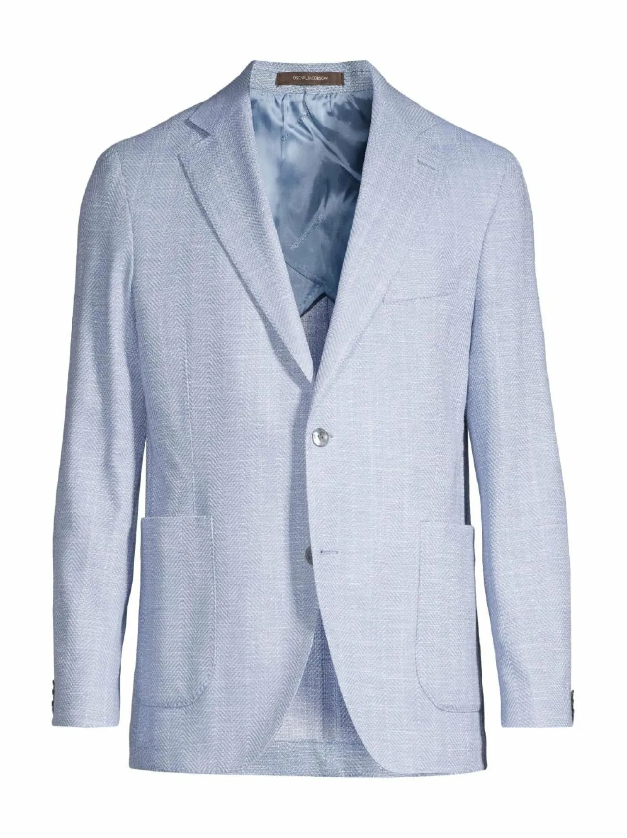 Bleiserit<Oscar Jacobson Soft Patch -bleiseri 281 SKY BLUE