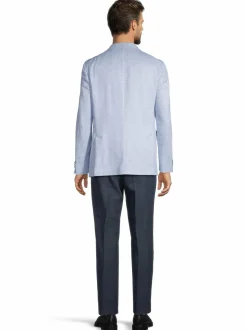 Bleiserit<Oscar Jacobson Soft Patch -bleiseri 281 SKY BLUE