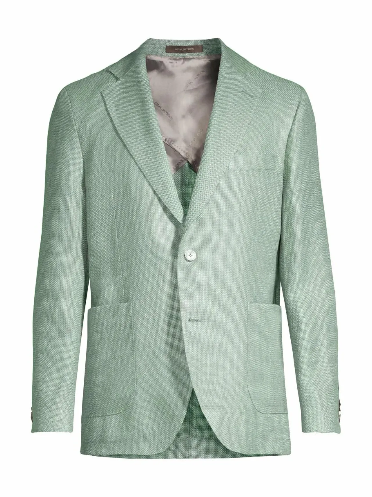 Bleiserit<Oscar Jacobson Soft Patch -bleiseri 880 LAUREL GREEN