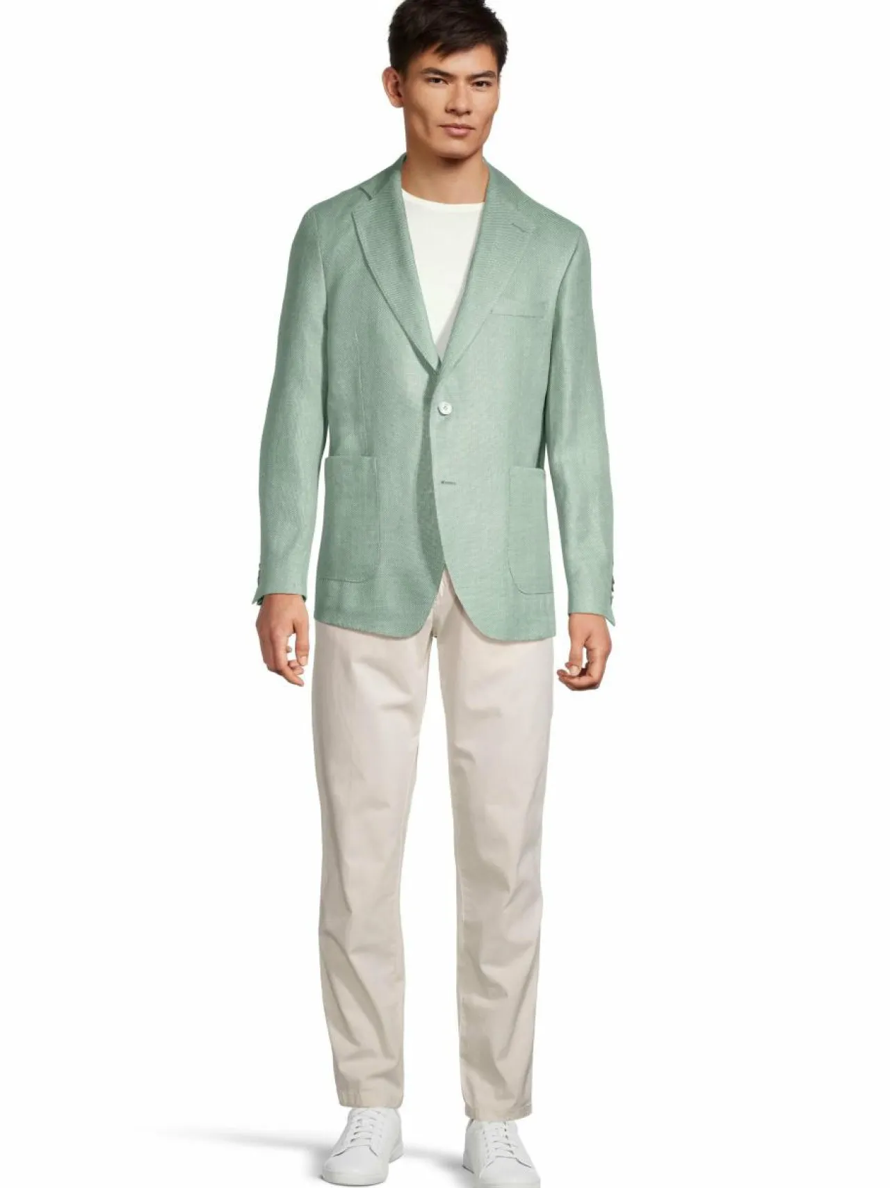 Bleiserit<Oscar Jacobson Soft Patch -bleiseri 880 LAUREL GREEN