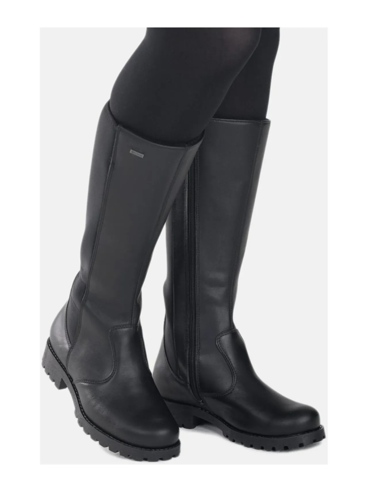 Saappaat<Pomar SOIRO Naisten GORE-TEX® saappaat BLACK NAPPA/BLK.STRETCH