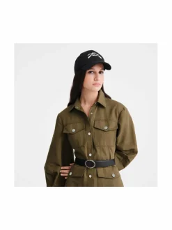 Korut<Longchamp Solid Cap -lippalakki 001 BLACK