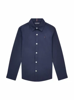 Paidat<Tommy Hilfiger Solid Stretch -popliinikauluspaita 403 TWILIGHT NAVY