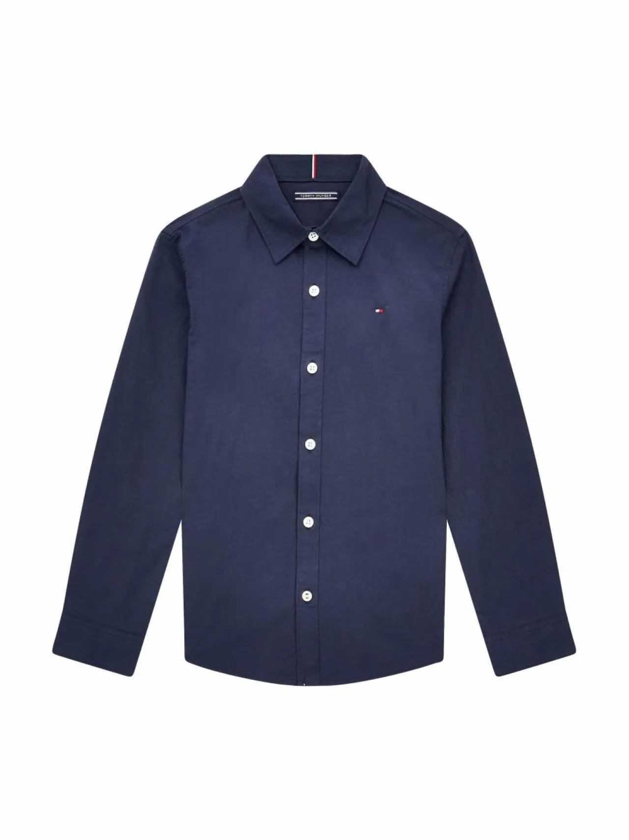 Paidat<Tommy Hilfiger Solid Stretch -popliinikauluspaita 403 TWILIGHT NAVY