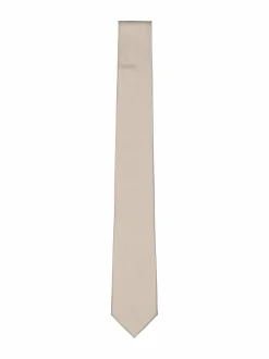 Solmiot & Asusteet<Stockholm Kravatt Solid-silkkisolmio 39 LIGHT NOGAT