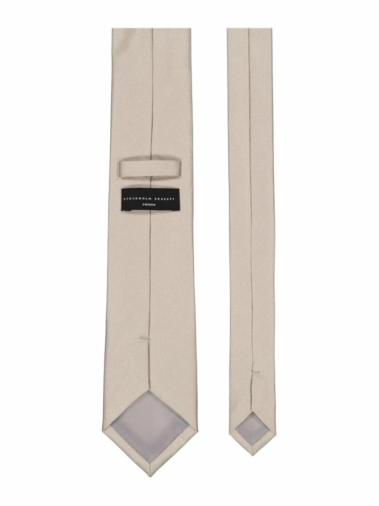 Solmiot & Asusteet<Stockholm Kravatt Solid-silkkisolmio 39 LIGHT NOGAT