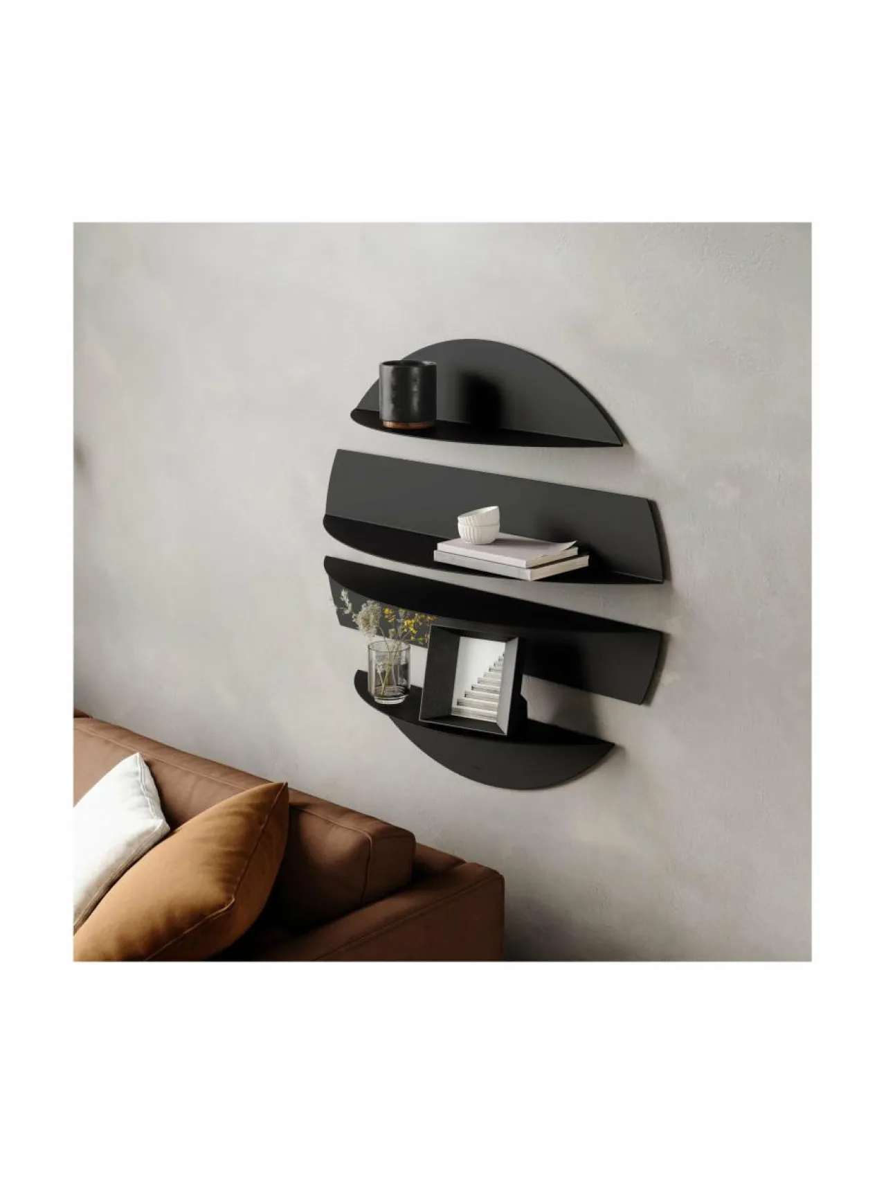 Säilytys<Umbra Solis Shelves -seinähyllykkö BLACK