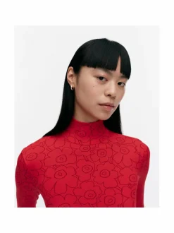 Marimekko Solmia Piirto Unikko Turtleneck -trikoopaita^ Paidat & Puserot