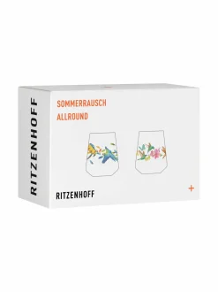 Lasit<Ritzenhoff Sommerrausch Allround -lasi YELLOW GREEN BLUE