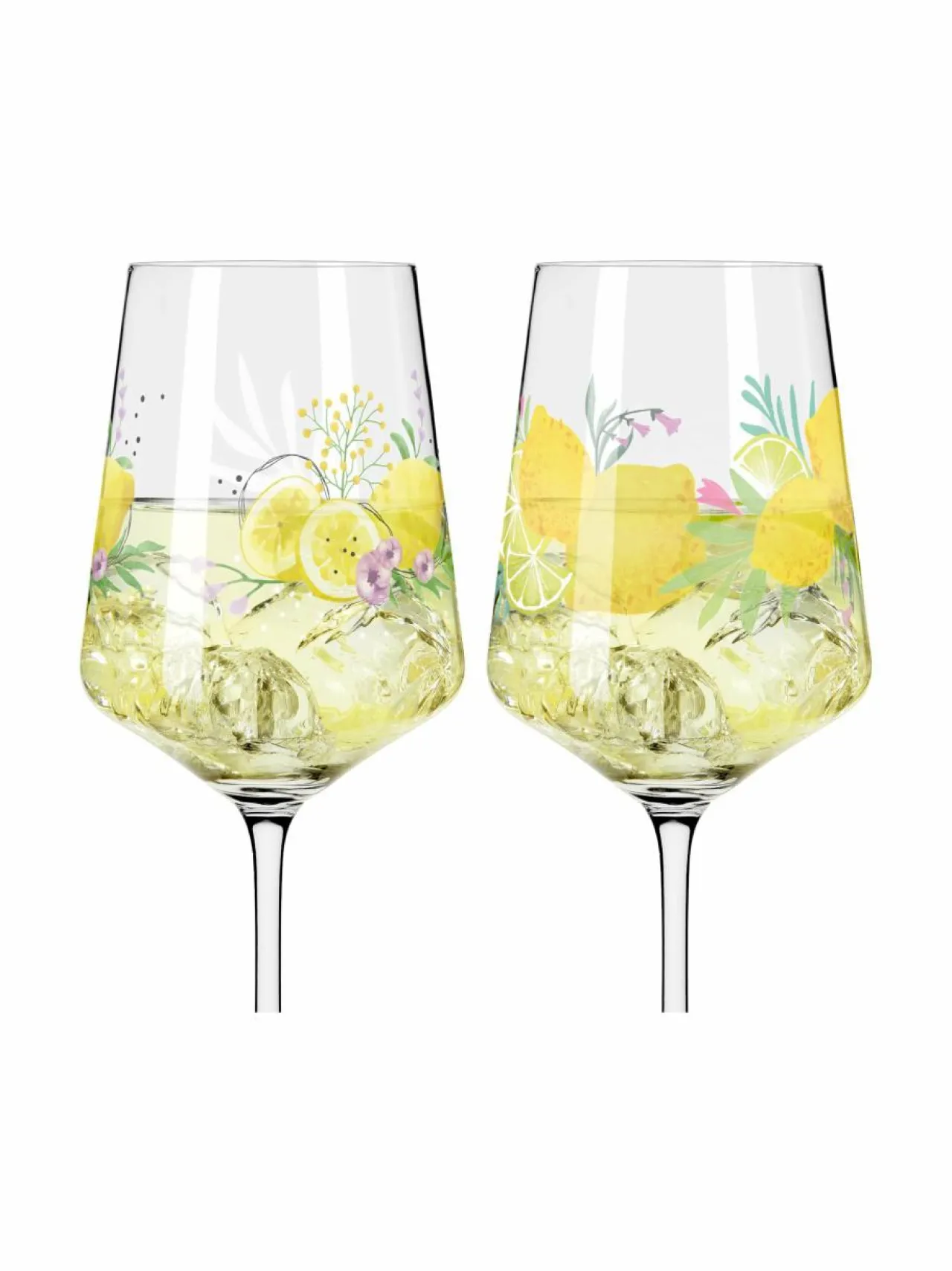 Lasit<Ritzenhoff Sommertau Limoncello -lasit 544 ml, 2 kpl MULTICO