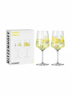 Lasit<Ritzenhoff Sommertau Limoncello -lasit 544 ml, 2 kpl MULTICO