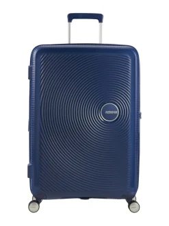 Matkalaukut & Tarvikkeet<American Tourister SOUNDBOX SPINNER 67/24 TSA EXP MIDNIGHT NAVY