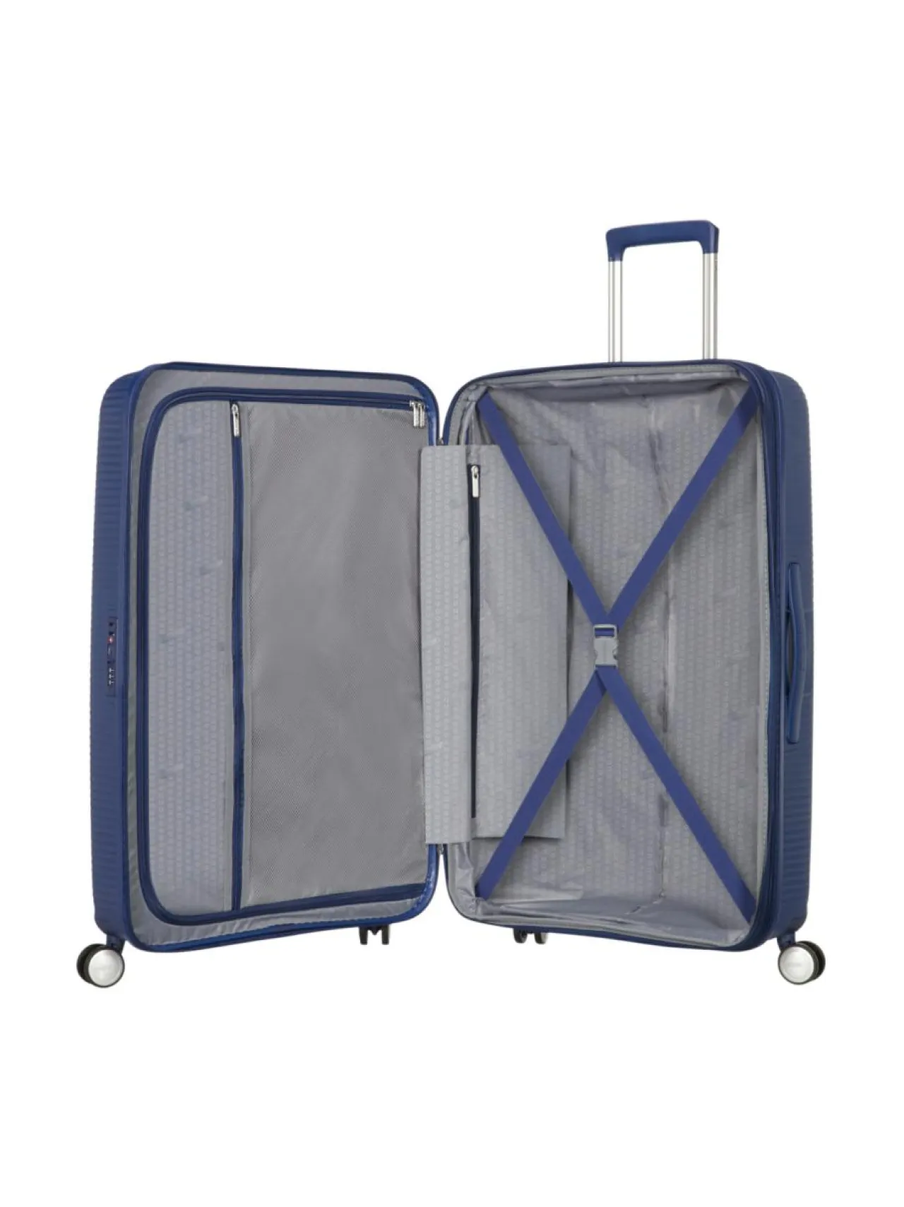 Matkalaukut & Tarvikkeet<American Tourister SOUNDBOX SPINNER 67/24 TSA EXP MIDNIGHT NAVY