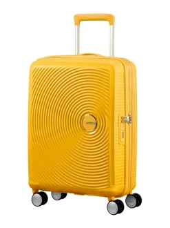 Matkalaukut & Tarvikkeet<American Tourister SOUNDBOX SPINNER 55/20 TSA EXP GOLDEN YELLOW