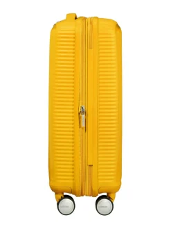 Matkalaukut & Tarvikkeet<American Tourister SOUNDBOX SPINNER 55/20 TSA EXP GOLDEN YELLOW